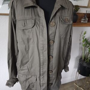 CAbi Khaki Utility Jacket